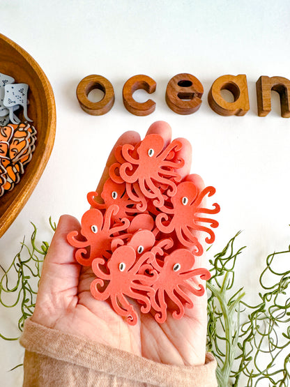 Ocean-themed Math Counters set of 10