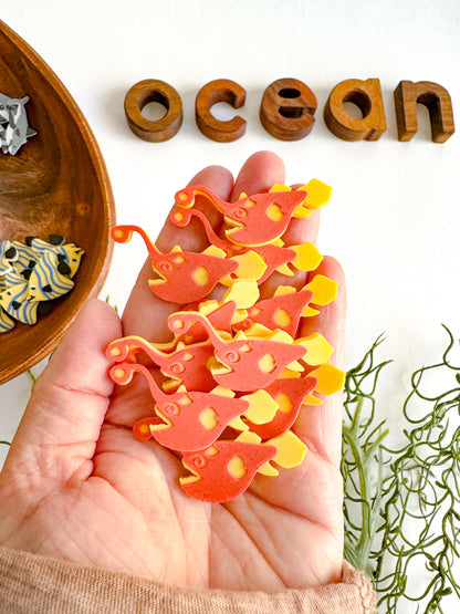 Ocean-themed Math Counters set of 10