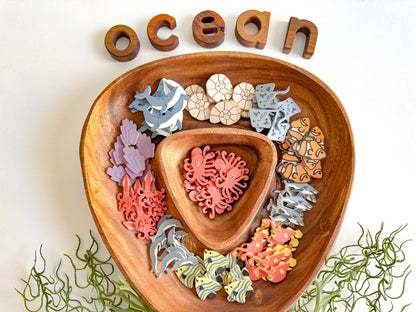 Ocean-themed Math Counters set of 10
