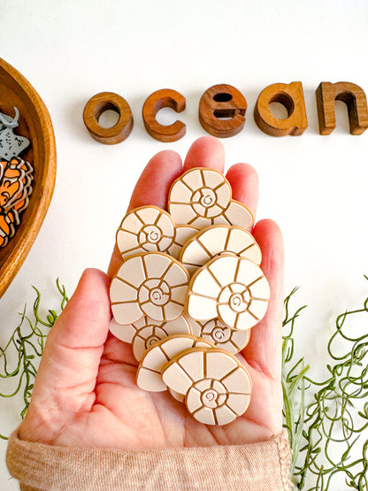 Ocean-themed Math Counters set of 10