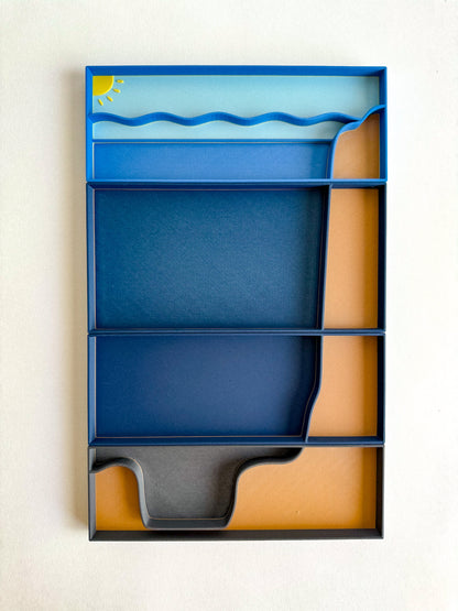 Ocean Zones Bio Sensory Play Tray set of 4