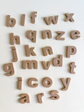 Load image into Gallery viewer, Glow-in-the-Dark Pencil-Shaped Storage Box + Magnetic Letters or Numbers

