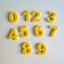 Load image into Gallery viewer, Glow-in-the-Dark Pencil-Shaped Storage Box + Magnetic Letters or Numbers
