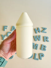 Load image into Gallery viewer, Glow-in-the-Dark Pencil-Shaped Storage Box + Magnetic Letters or Numbers
