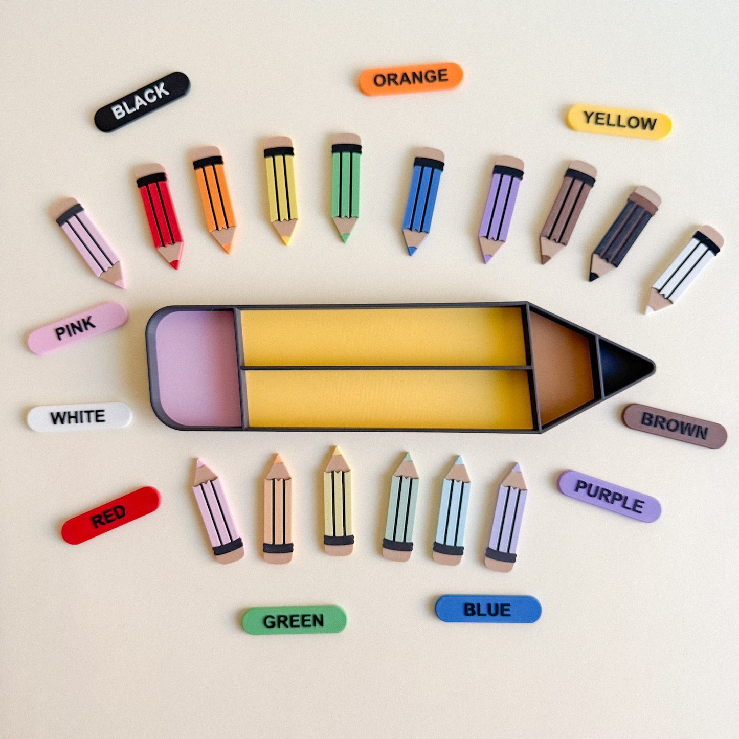 Pencil Tray Set – Colorful, Creative, and Full of Possibilities, 3D-printed