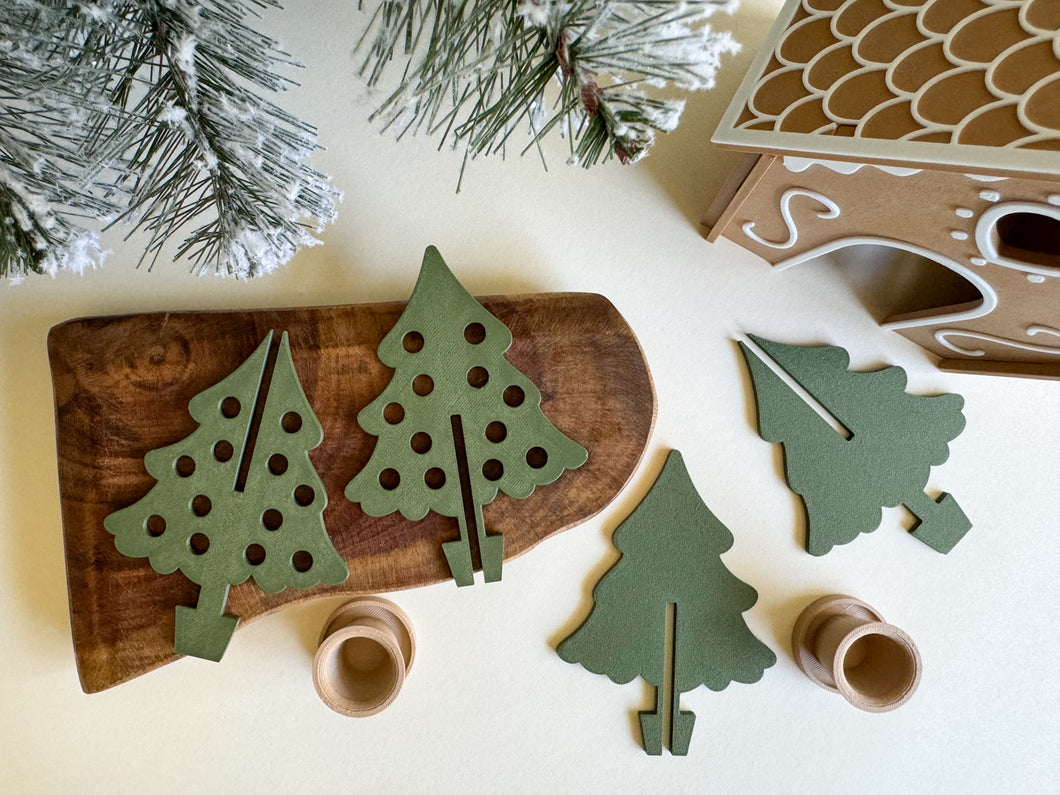3D-printed Pine Tree for Small World and Sensory Play