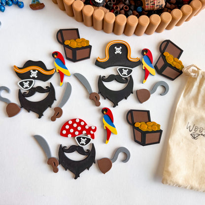Mini Pirate-themed Goodies by WooBeWee