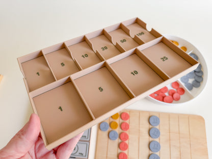 Play Money Set for Kids, Learn, Save, and Play! (3D-Printed)