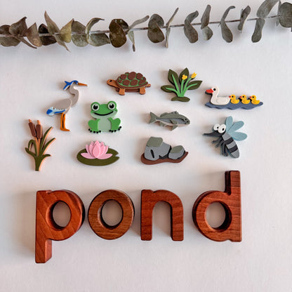 New Pond-themed Sensory and Learning Counters by WooBeWee