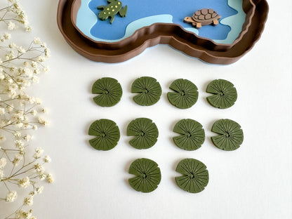 Pond-themed Math Counters set of 10