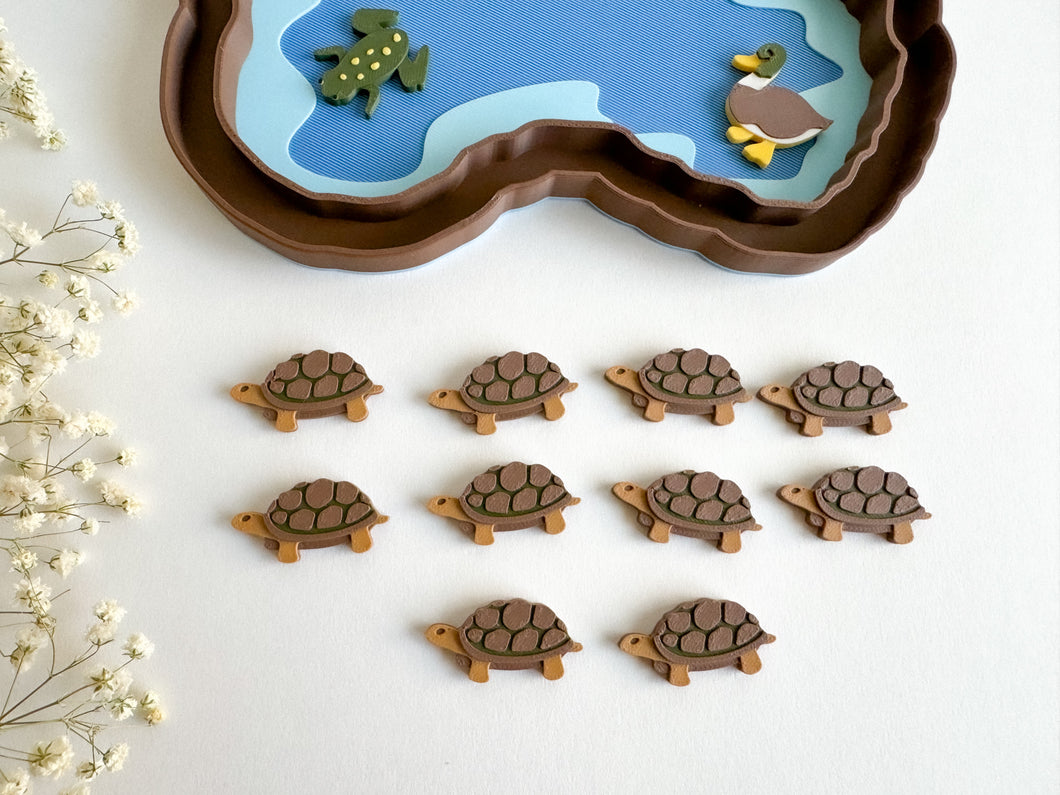 Pond-themed Math Counters set of 10