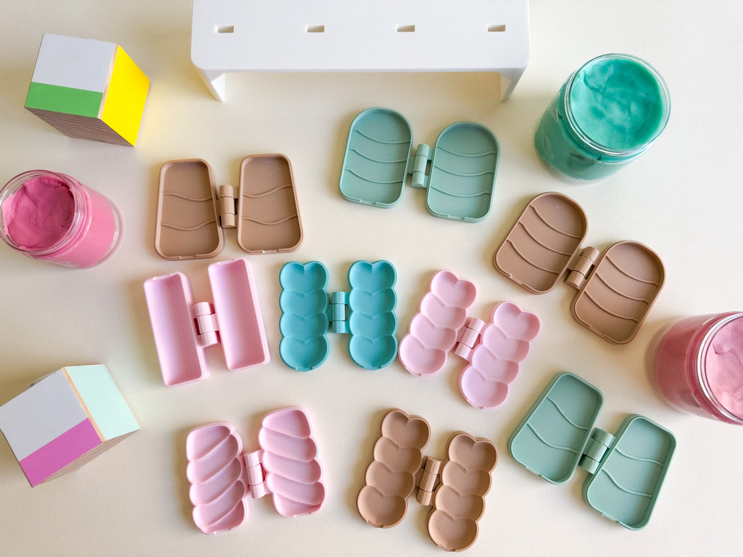 Popsicle Bio Mold Collection – 3D-Printed for Creative Play