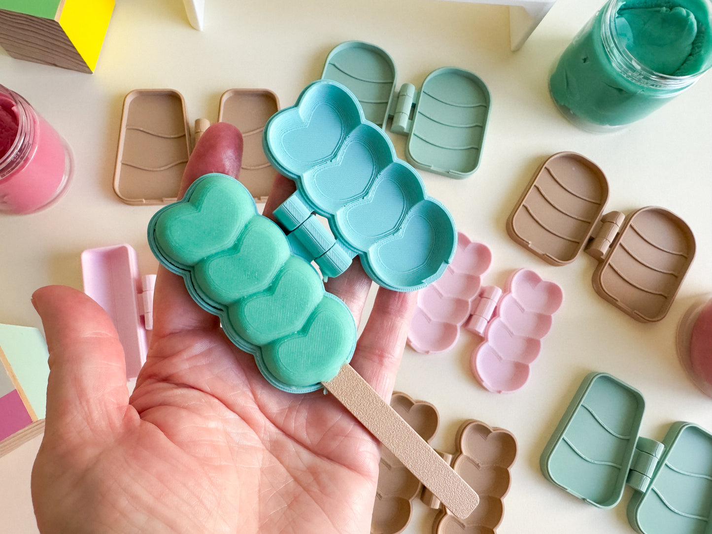 Popsicle Bio Mold Collection – 3D-Printed for Creative Play