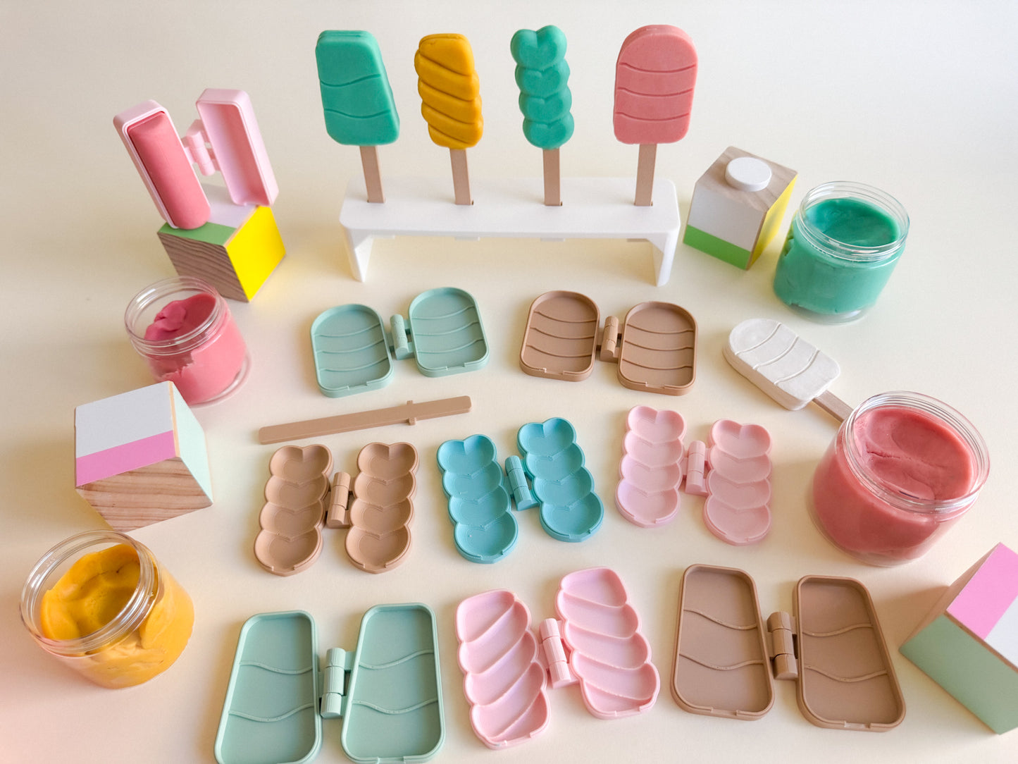 Popsicle Bio Mold Collection – 3D-Printed for Creative Play