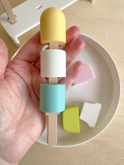 Stack, Solve, and Play! 3D-Printed Popsicle Puzzles