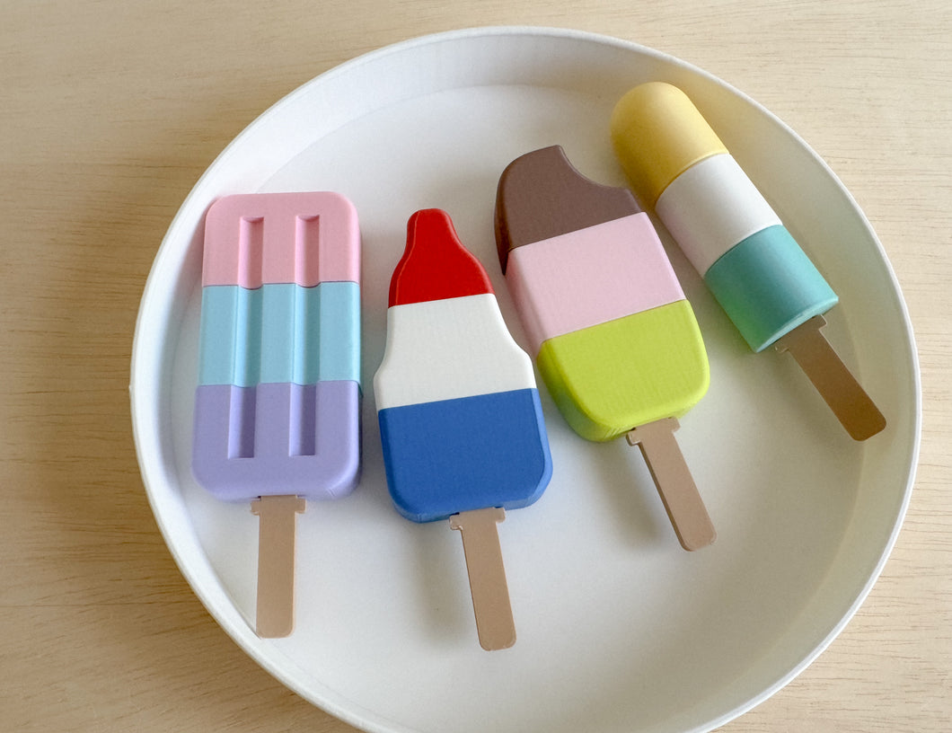 Stack, Solve, and Play! 3D-Printed Popsicle Puzzles