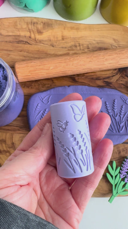 Spring and Easter-themed Playdough Roller and Stamps - A Twist on Classic Dough Play - by inniko