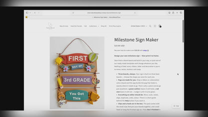 Milestone Sign Maker - Ready to 3D Print STL and 3MF Digital Download