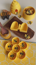 Load and play video in Gallery viewer, Busy Beehive Bio Mold, 3D-printed for Sensory Play (S, M, L)
