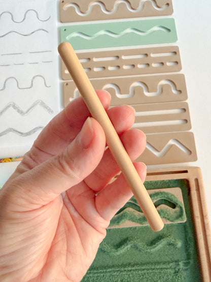 Prewriting Practice Stencil Set | Set of 6 by WooBeWee™