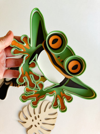 Rainforest-themed Bio Sensory Play Tray