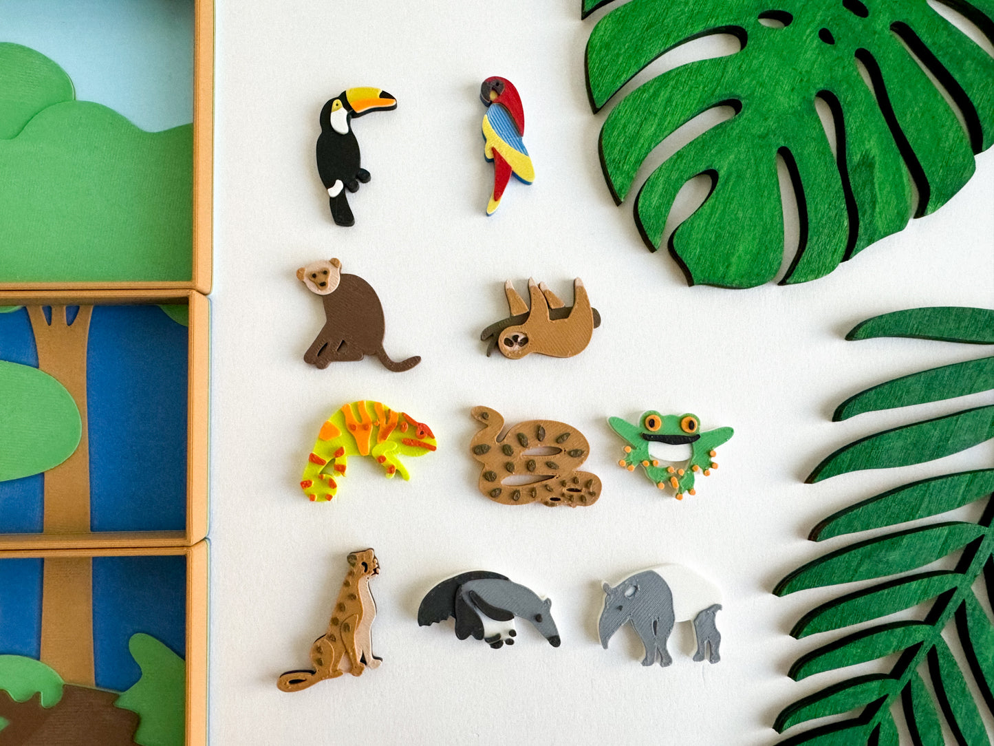 Rainforest-themed Math Counters