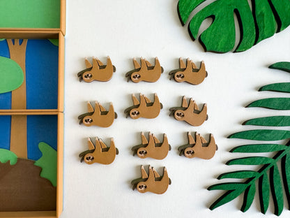 Rainforest-themed Math Counters
