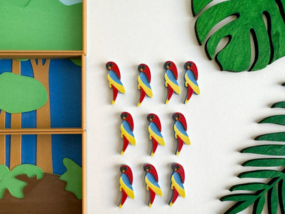 Rainforest-themed Math Counters