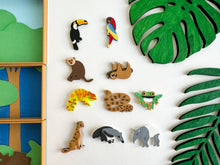 Load image into Gallery viewer, Rainforest-themed Math Counters
