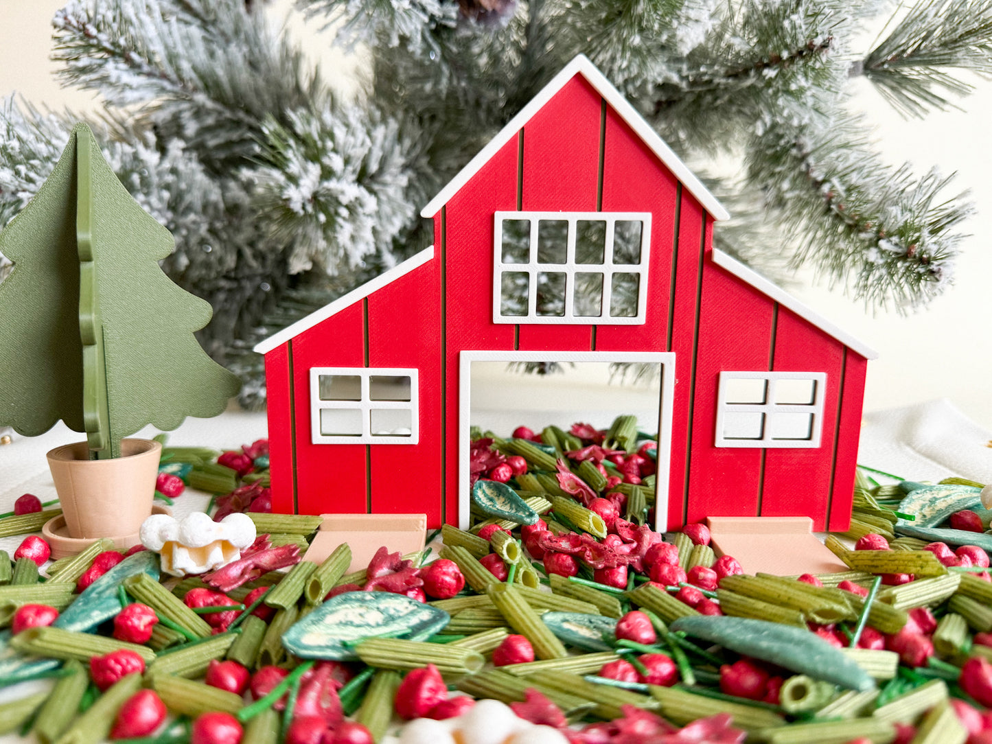 Charming 3D-Printed Barn