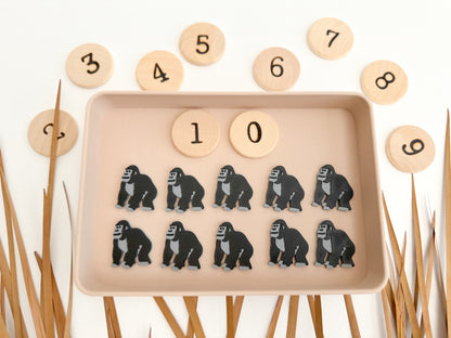 Safari-themed Math Counters