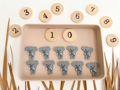 Safari-themed Math Counters