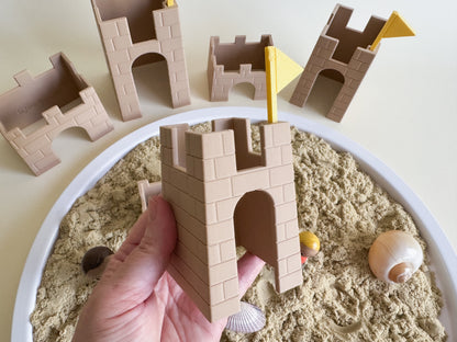 Build Your Own Sand Castle Kingdom - 3D-Printed Towers &amp; Side Buildings