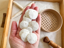 Load image into Gallery viewer, Sand Dollar 3D-printed Math Counters set of 10
