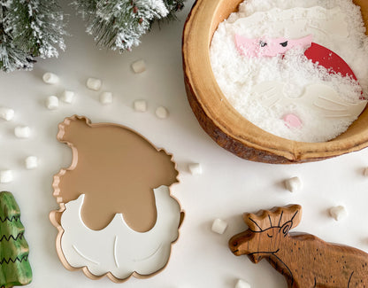 Santa Claus Bio Sensory Tray with puzzles