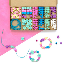 Load image into Gallery viewer, Seaside &amp; Shells - Bracelet Making Kit
