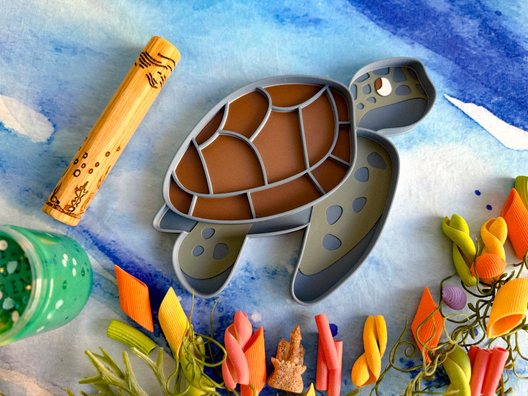 Sea Turtle Bio Sensory Play Tray