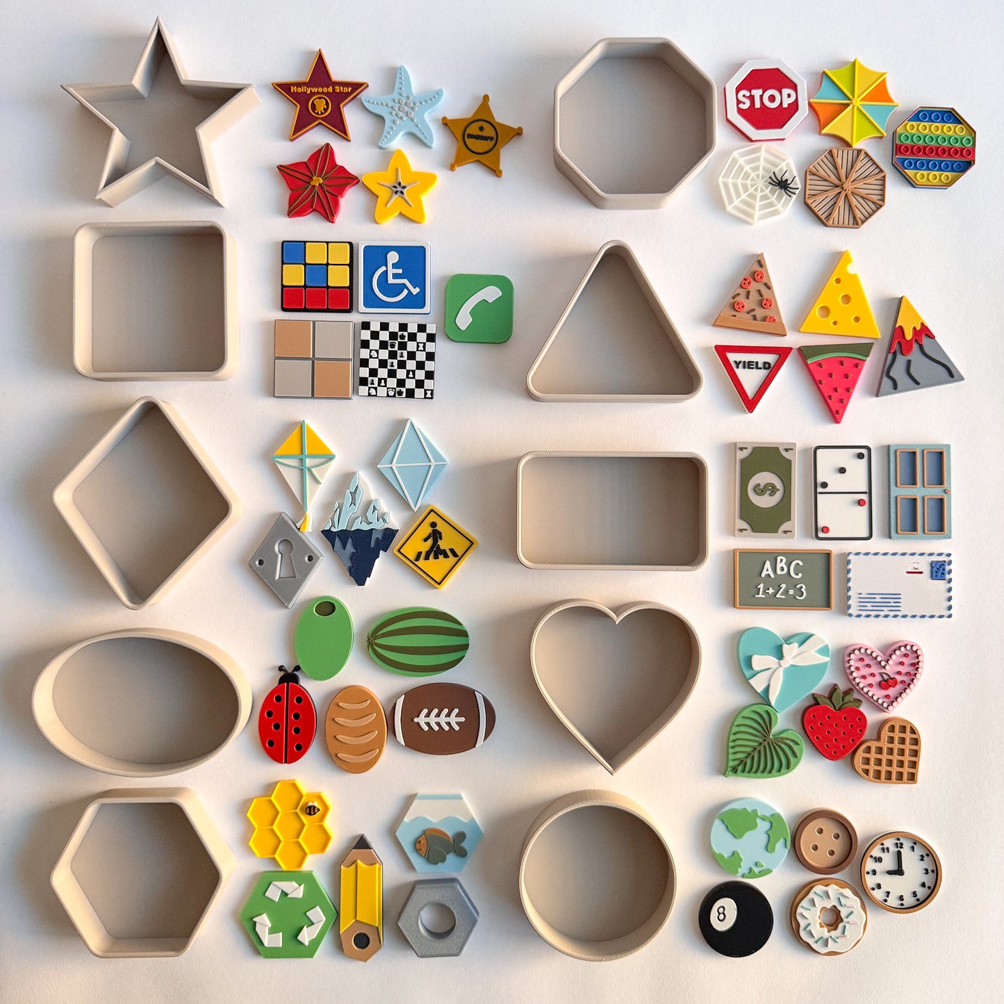 The Cutest Shape Minis and Mini Trays by WooBeWee