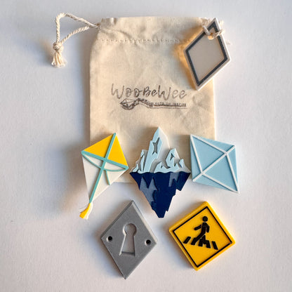 The Cutest Shape Minis and Mini Trays by WooBeWee