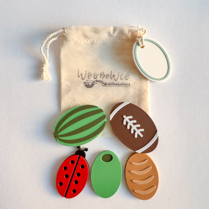 The Cutest Shape Minis and Mini Trays by WooBeWee