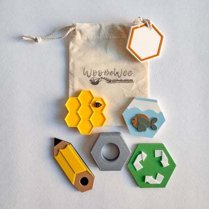 The Cutest Shape Minis and Mini Trays by WooBeWee