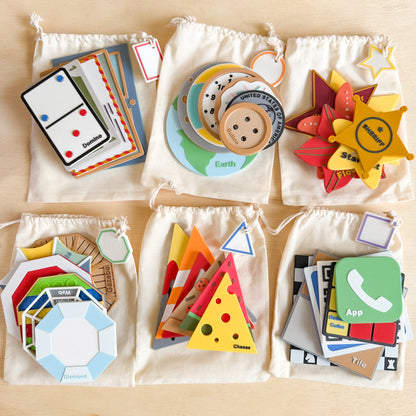 Basic Shapes Learning Collection by WooBeWee™