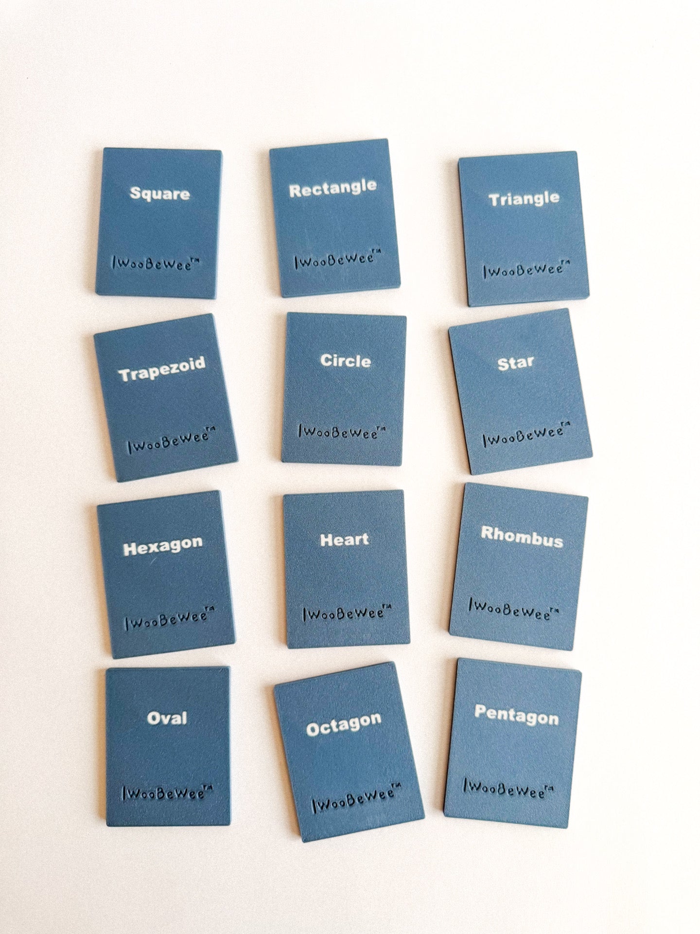 Double-Sided Shape Cards set of 12