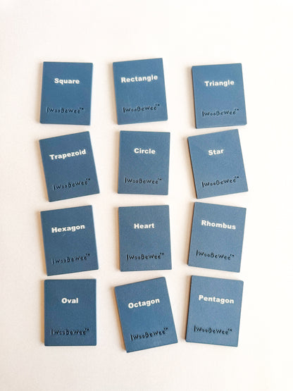 Double-Sided Shape Cards set of 12