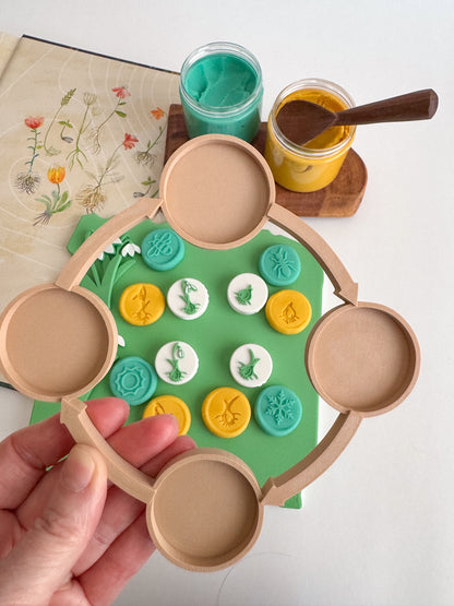 Snowdrop Life Cycle Stamp Set by inniko and Larabu