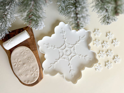 NEW Snowflake Bio Sensory Play Tray and accessories
