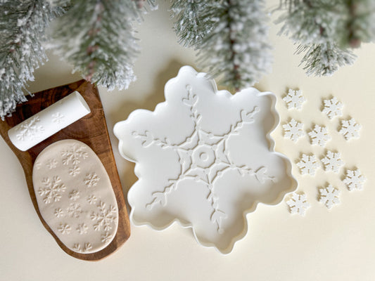 NEW Snowflake Bio Sensory Play Tray and accessories