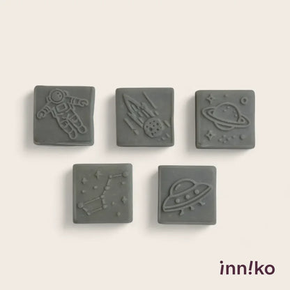 Space-Themed 2-in-1 Cube with Roller – A Twist on Classic Dough Play - by inniko