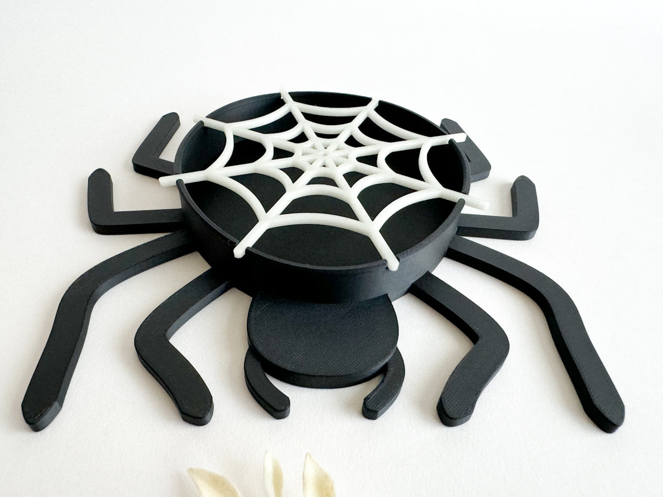 Spider with removable Fluorescent Web Bio Sensory Play Tray
