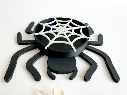 Spider with removable Fluorescent Web Bio Sensory Play Tray